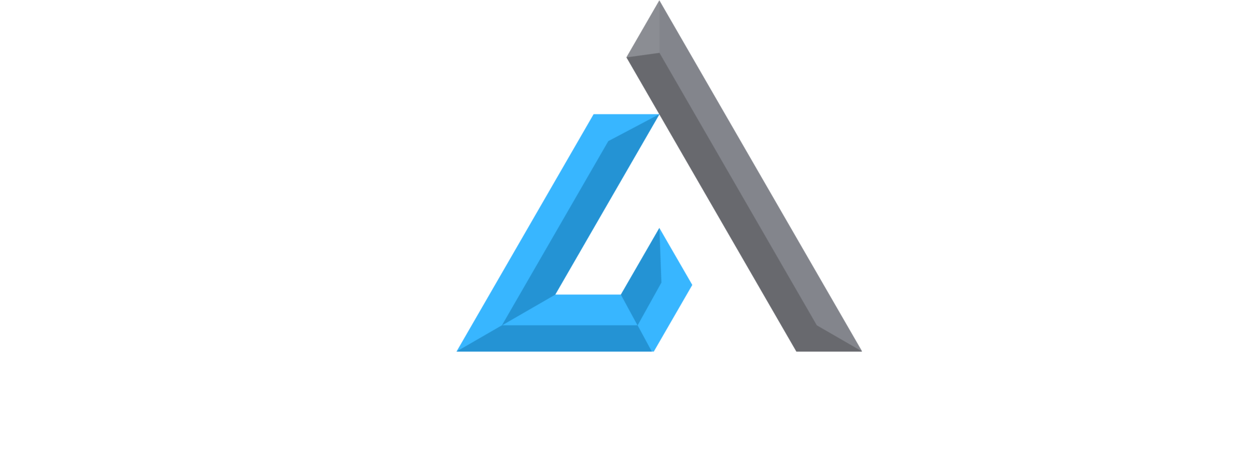 Specialty Aquatics and Consulting logo featuring a stylized blue and gray letter "A" with the company name in bold white text, representing aquatic consulting services.